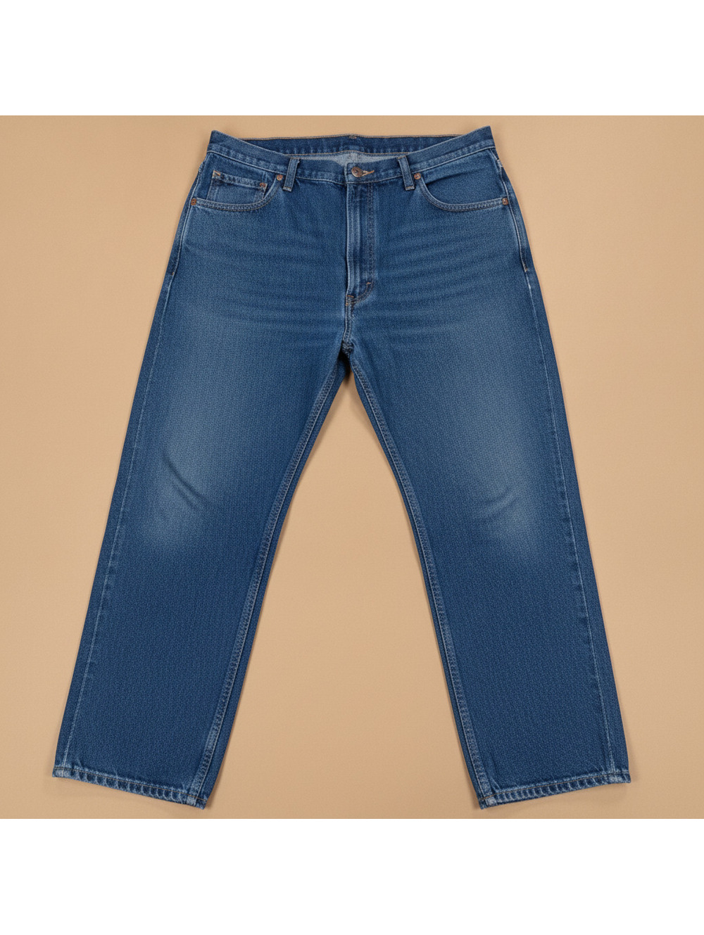 Rustler Men's Regular Fit Straight Leg Jeans 100% Cotton